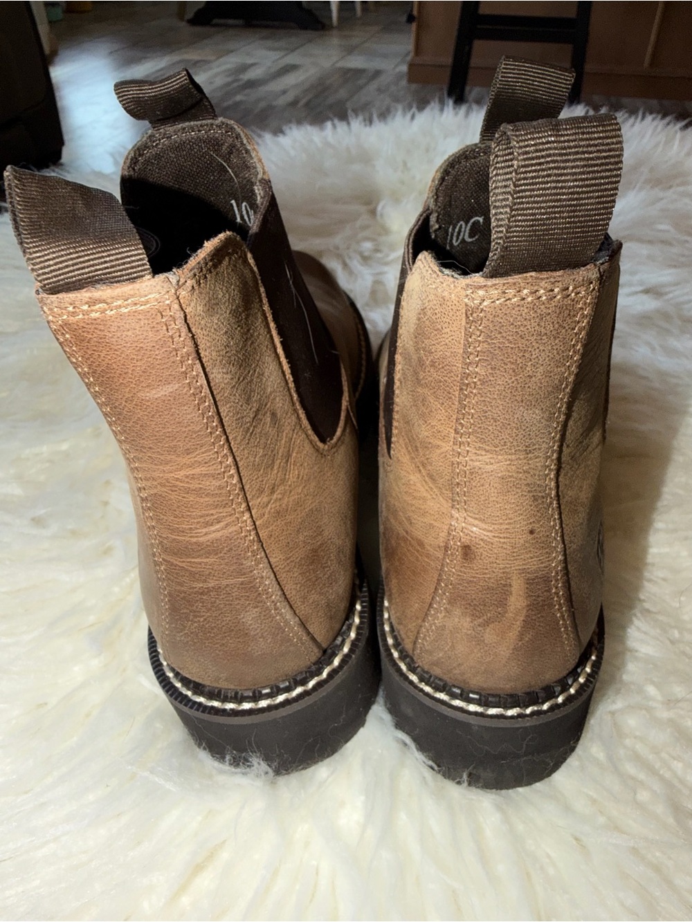 🤎 ARIAT // Fatbaby Western Boots // Brown Leather - Picture 2 of 4